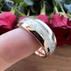 4MM 6MM 8MM Männer Frauen Wolfram Verlobung Ehering Helles Meteorit Inlay Valentinstag Geschenk Schmuck Comfort Fit 240112