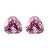 Certified 100% Real Pink Color Heart Shaped Stones 05ct to 3ct Loose Gems For Jewelry Making Pass Diamond Test 240112