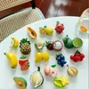 Kühlschrankmagnete aus 3D-Harz, bionische Lebensmittel-Kühlschrankmagnete, niedliche Küche, realistische Früchte, dekorative Wandaufkleber, Kühlschrankaufkleber