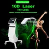 10D Lipo Green Light Laser Muscle Building Slimming Fat loss Machine Fat Dissolving Reduce Cellulite Improve Metabolism