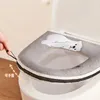 Pokradzki toaletowe 1PC Pluszowa pokrywa miękkie czyste wyposażenie domu akcesoria Wodoodporna skóra PU na tylnym zestawie
