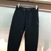 Moda masculina designer jeans primavera verão buraco fino ajuste letras masculinas e femininas retro rua casual sweatpants calças de jogging