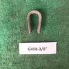 Manufacturer provides fixed ring steel wire rope thimble