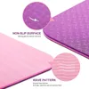 Tapis de yoga TPE avec ligne de position 6 mm Tapis d'exercice sportif double couche antidérapant pour débutant Gym à domicile Fitness Gymnastique Pilates 240113