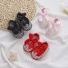 Nya första Walkers Baby Girls Toddlers Prewalkers Flower Footwear Bow Shoes Spädbarn Mjuka botten First Walkers 0-18m Anti-Slip Toddler Shoes