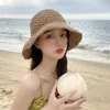 Chaps à bord large chapeaux de paille féminin Version coréenne de la marée de la marée tout japonais de style mince de style mince sol