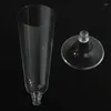 Gobelets jetables pailles 360 pièces 150Ml verre à Champagne en plastique dur gobelet à vin rouge fournitures de fête Festival événement