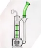 Matrix Perc Thick Birdcage Perc Bongs Recycler Dab Rig con Banger beaker bong olio dabs rigs7285344