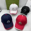 Designer baseball cap caps hoeden voor mannen dames hoeden pet klassieke stijl luxe slang tijgerbij kat straatmode zonnehoeden verstelbaar 11