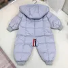 Brand infant jumpsuits boys girls One piece down jacket Size 73-100 Comfortable winter newborn baby Crawling suit Jan10