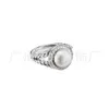 24SS Designer David Yuman Jewelry Bracelet Dy Pearl Ring Fashion Thread Fashion Style Diamond Embedding New David