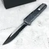 BM C07 Automatisk kniv 440C Serrated Blade Outdoor Survival Camping Tactical Hunting Tool Outdoor Självförsvar Kniv BM A07 3300 4600 9400 3310