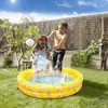 Crianças piscina inflável pvc redondo abacaxi impresso piscina inflável para criança ao ar livre centro de jogo água para jardim 240112