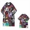 t-shirt graphique t-shirt t-shirt de créateur pour hommes t-shirts vêtements vêtements chemise de requin coton camouflage zip imprimé camo lueur dans le noir high street hipster respirant A5