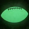 Glow in the Dark Football Refleksyjna piłka nożna Non Slip Refleksyjna Rugby Ball LeakProof Training Soccer for Kids Młodzieży dorośli 240112