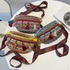 Bolsas de cintura para mujer, bolso de hombro Retro, bandolera para niñas, fundas con borlas, bandolera tejida de estilo étnico a la moda