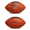 PU Schachted American Football Rugby Standard Rozmiar 6 Przeciwpoślizgowy trening Ball Ball Outdoor Wear Rugby 240112
