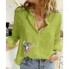 Fashion Clothes Tees Spring Elegant Streetwear Autumn Women Clothing Shirts for Top Tshirts Cotton Linen Casual Bastet 240112