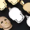 2019 Heavy Gold Out Custom Wendant Michael Myers twarz wiszący z łańcuchem kubańskim