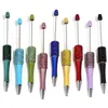 Ballpoint Pens Wholesale Diamond Add Bead Diy Pen Ballpoint Pens Beads Customizable Lamp Work Craft Writing Tool Drop Delivery Office Dhzre