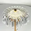 Lampes de table Lampe en cristal 3 LED à couleur changeante Diamant romantique 1200mAh Acrylique Type C Charge pour bar de chambre
