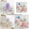 PELUCHE Interactive Lovely Umakowanie Octopus P Płukana zabawka Soft Animal Home Akcesoria