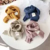 New Scarves Wraps Kids Scarf Autumn Winter Korean Fashion Children's Knitting Baby Bib Wool Knitting Winter Versatile Female Warm Girl Boy