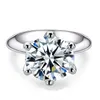 GRA Gecertificeerde 15CT Ring VVS1 Lab Diamond Solitaire Voor Vrouwen Engagement Promise Wedding Band Sieraden 240112