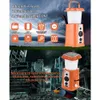 Radio Solar Multifunktionell 4way Powered Emergency Hand Crank Portable AM/FM Radio LED Camping Lantern Flashlight Phone Charger