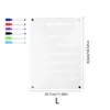 Magnetic Whiteboard Weekly Planner for Fridge Acrylic Calendar Marker 240113