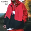 Мужские куртки Джерси с капюшоном Спортивная ветровка Беговая куртка Уличная мода Многоцветная верхняя одежда Пальто Футбольный тренировочный костюм M-4X 404