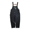 Men's Pants Multi-pocket Overalls Men Cargo Work Bib Trousers Male Casual Streetwear Mens Joggers Multifunctional Coveralls