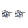 Knobspin 20ct earrings for women lab Grown Diamond Ear Studs 925 Sterling Silver Fine Jewelry Gift240112