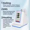 Massagesalong Använd rullande muskelavslappning Värmepress EMS Vibration Rotationsmärtlindring Anordning Fett Upplösande skinkelyftare
