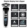 Электробритва 4D для мужчин, машинка для стрижки волос, USB аккумуляторная, профессиональный триммер, резак для взрослых, бритва 240112