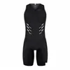 Herrspårar Mens Tracksuits Roka Triathlon ärmlös Simning och kör sportkläder Bodysuit Outdoor Tights Skin Suit 220914 D DHUG1