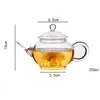 Teapots 250Ml Coffee Tea Sets Heat-Resistant Borosilicate Glass Teapot Inner Filter Kettle Kung Fu Teas Bdesports Pots Drop Delivery H Dhbyl