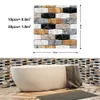 1020st 3D Wall Sticker Imitation Brick Selfadhesive Wallpaper Waterproof Pegatinas de Pared Living Room Kitchen TV Bakgrund 240112