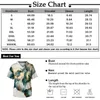 Men's T Shirts Pocket Shirt Gradient Printed Short Sleeve V-neck Tops Working Blouse Male Scrub Uniform T-shirts Workwear