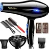 220V Household Hair Dryer High Power 2200W Electric Salon Hairdressing Blow Cartridge EU Plug 240112
