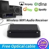 Radio WR320 Wireless Music Adapter AirPlay DLNA Multiroom WiFi Wireless Audio Receiver för traditionella HIFI -högtalare Spotify