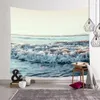 Tapisseries Nature tenture murale Art tapisserie mer plage vague paysage paysage pour chambre salon dortoir