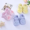 Nowe pierwsze spacerowicze Baby Girl Buty Pierwsze piechurki koronkowe kwiatowe nowonarodzone buty dziecięce Buty dla dzieci Buty dla chłopców Flats Miękkie preawalkery