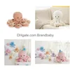 Partihandel Toys Custom Stuff Hy Wy Toy Octopus P 80cm fylld Animal Pillow Christmas Gift Squid Doll för Drop Delivery Dhnez