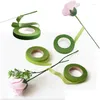 Decorative Flowers Wreaths 30Yard/Roll Self-Adhesive Bouquet Floral Stem Tape Artificial Flower Stamen Wrap Florist Green Tapes Diy Dr Ot0Ae