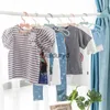 Hangers Racks 5/3/1pcs Kids Clothes Hangers Racks Portable Display Hanger Closet Organizer Windproof Baby Coats Rack Clothing Wardrobe Storagevaiduryd