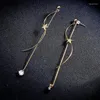 Boucles d'oreilles pendantes pour femmes, prix en vrac, étoile tendance, brins en laiton flexibles, pendentif en Zircon vert, bijoux à la mode