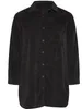 Элегантная вельветовая рубашка больших размеров на осень-зиму, женская свободная длинная длинная рубашка на пуговицах с длинным рукавом, официальная рабочая блузка 6XL 7XL 240112