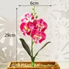 Kwiaty dekoracyjne 29 cm sztuczne phalaenopsis symulowany motyl orchide