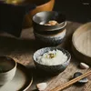 Theewaar Sets Japan Creatieve Vintage Home Decor Grof Aardewerk Matcha Bowl Groene Thee Maker Cup Glazuur Theekopje Set